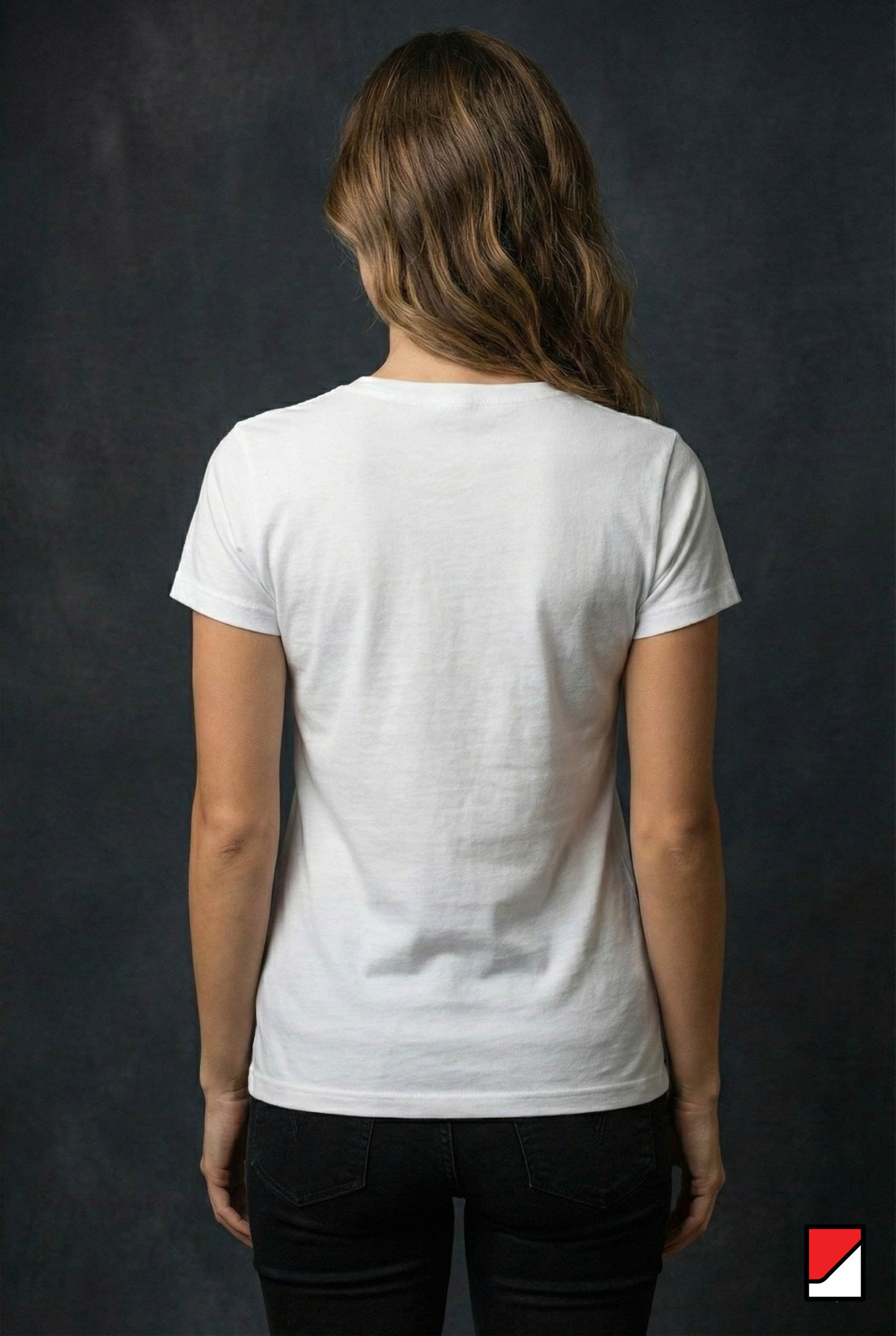 Women’s White Graphic T-Shirt – Colorful Mandala Heart Print, Soft Cotton Tee