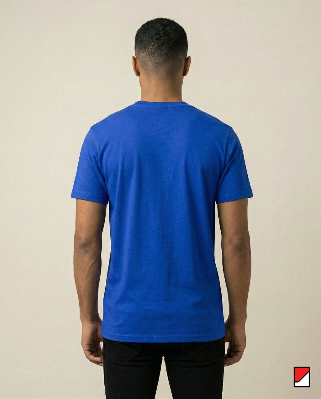 Men’s Royal Blue Orca Graphic T-Shirt – Premium Cotton Casual Tee