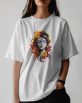Beatiful girl oversize tshirt