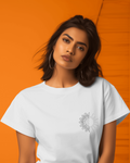 Sun/flower outline tshirt