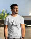 Running deer tshirt