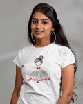 Cute girl outline tshirt