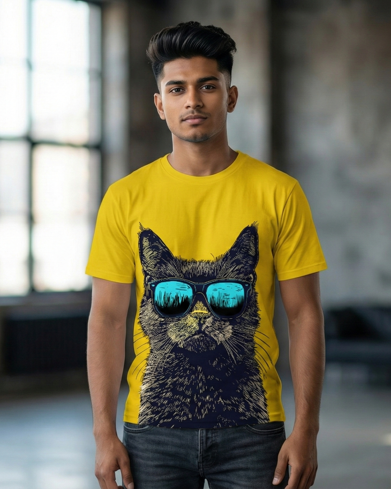 Cat graphic T-Shirt
