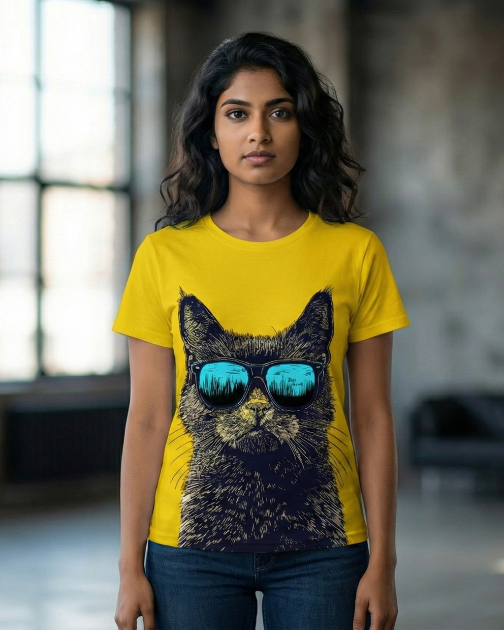 Cat graphic T-Shirt