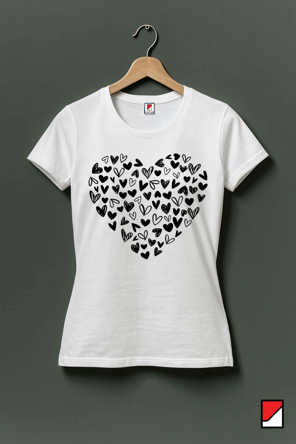 Heart graphic T-Shirt