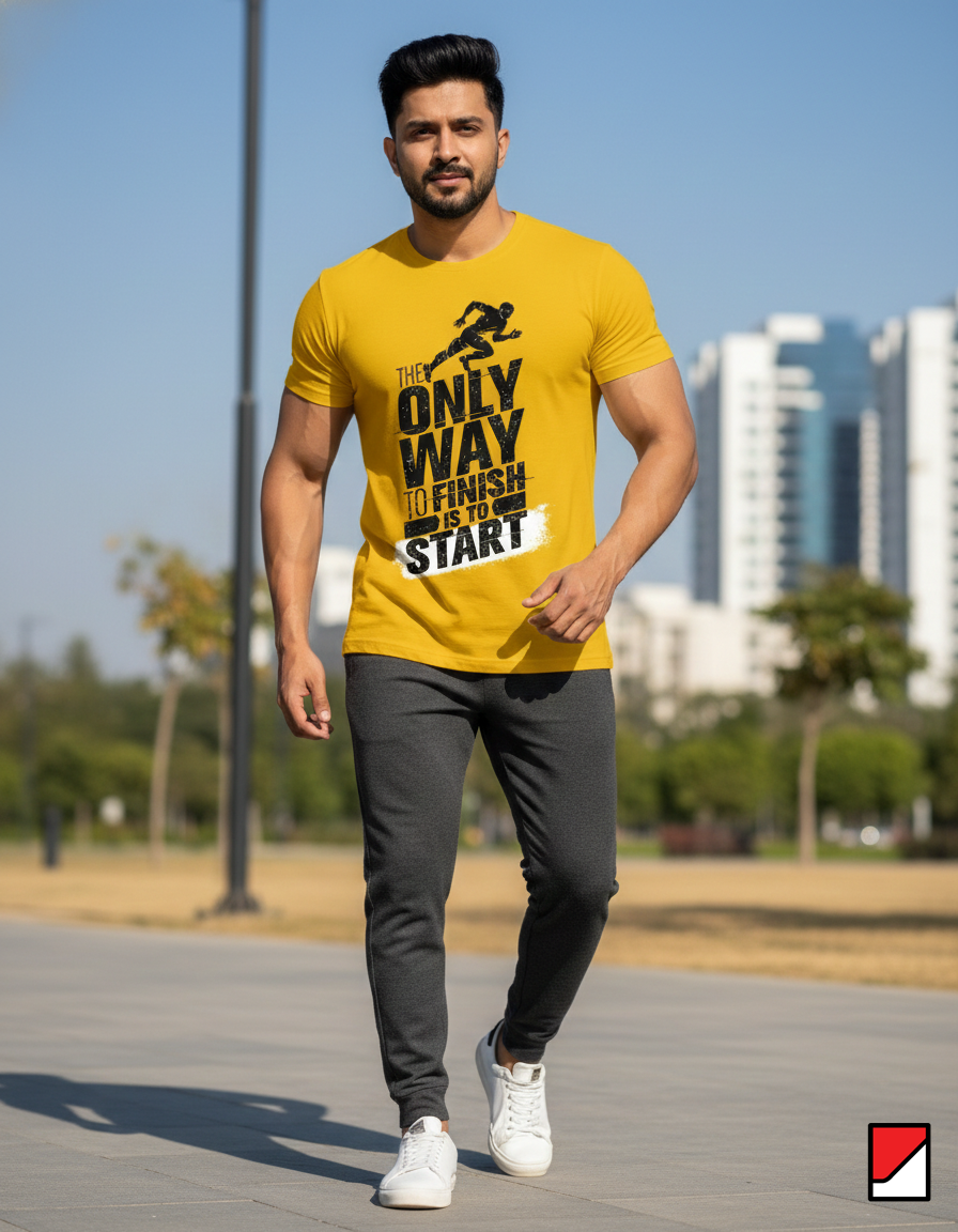 Start to finish T-shirt