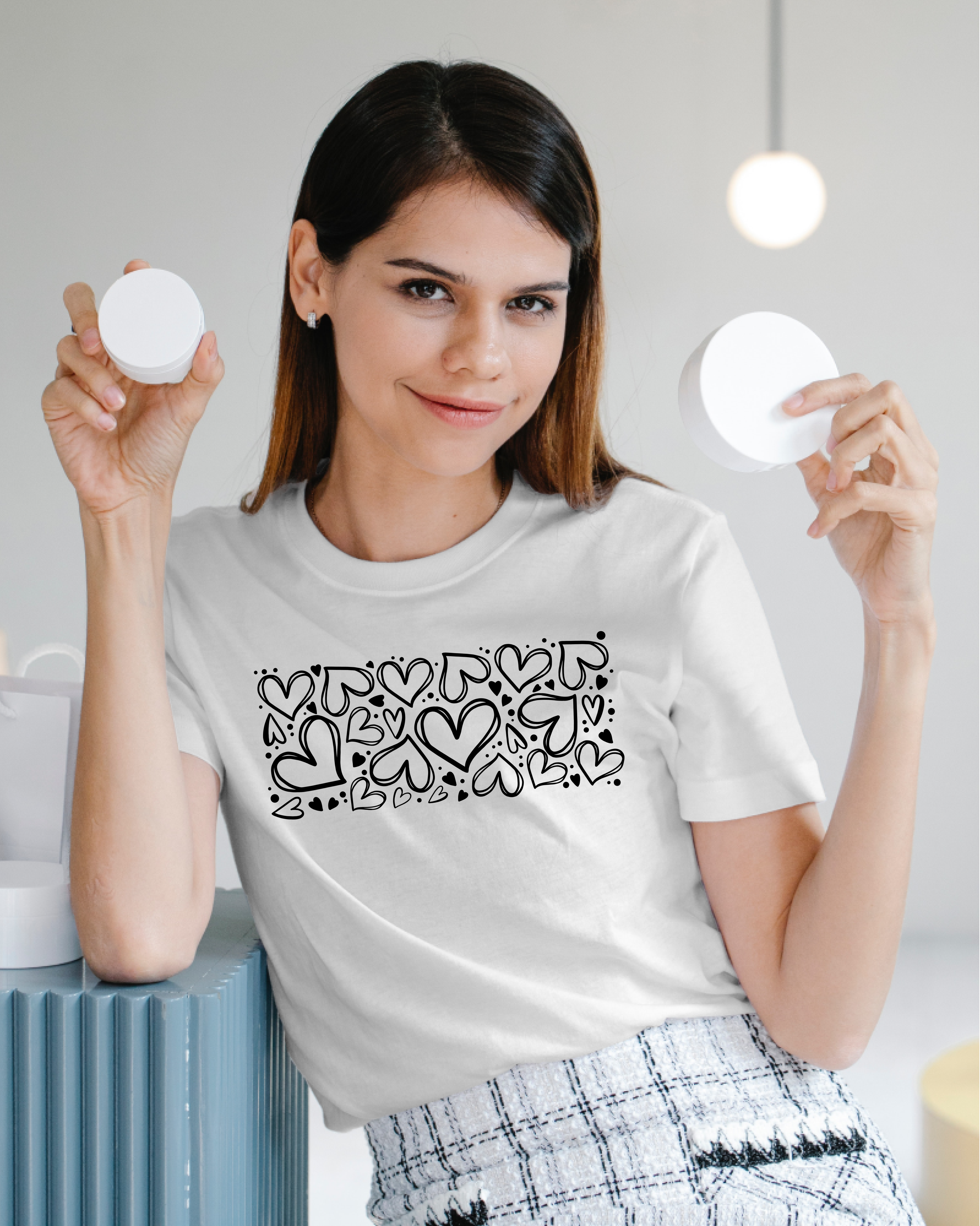 Love graphics white tshirt